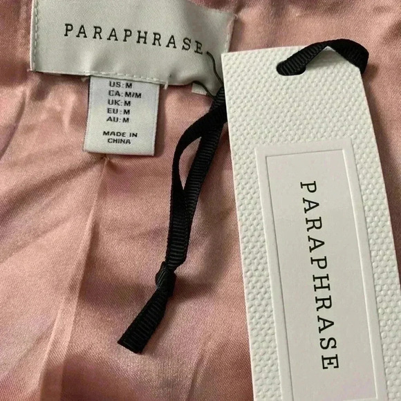 BNWT Paraphrase Women’s Sherpa oversized jacket size M - Picture 4 of 4